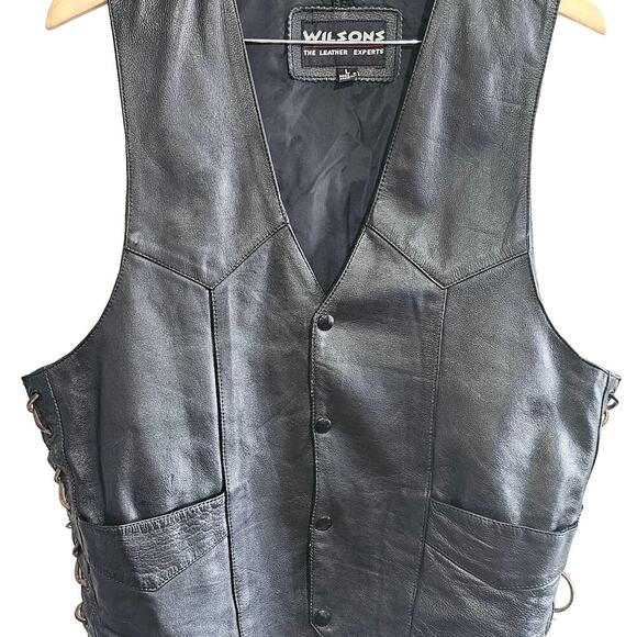 mens leather vest - Picture 1 of 4